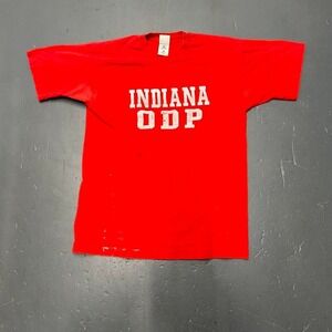 Vintage 90s Indiana Soccer x Reebok double sided big print graphic tShirt